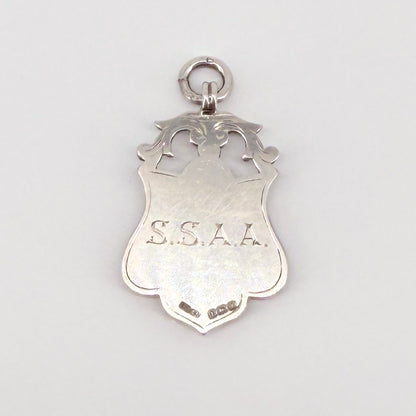 Antique Sterling Silver Fob Medal – Birmingham 1923 – Herbert Bushell & Son