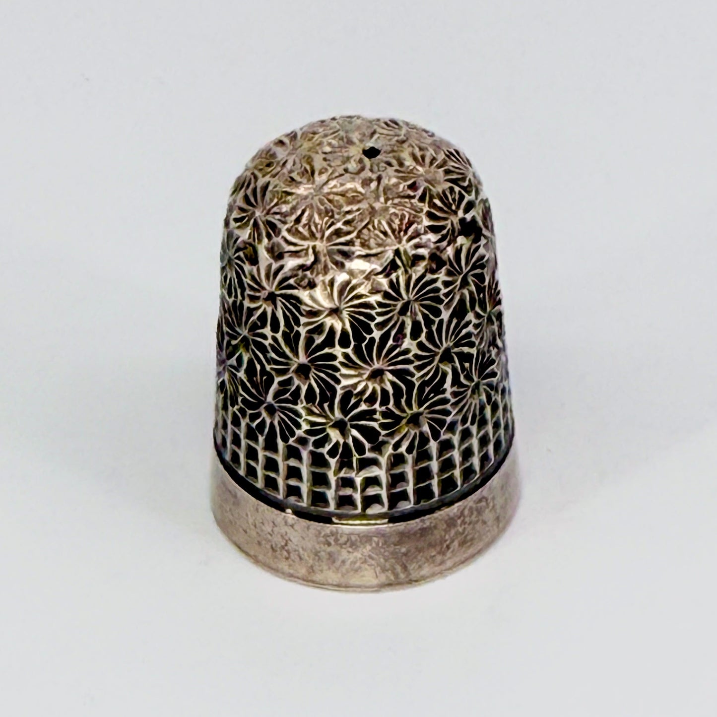 Antique Sterling Silver Thimble – James Swann & Son – Edinburgh 1930