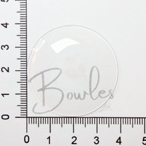 39.0mm Round Low Dome Mineral Glass Watch Crystal - Antique New Old Stock