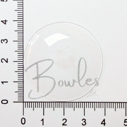 Antique New Old Stock — 39.0 mm — Round Low Dome — Mineral Glass Watch Crystal — WC0005/151 - image 1
