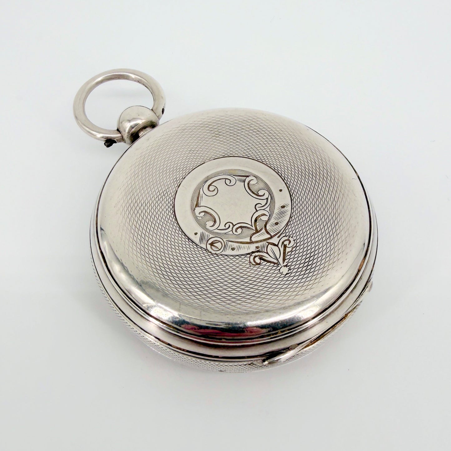 Antique Silver Fusee Pocket Watch - London 1873 William Carter - Working