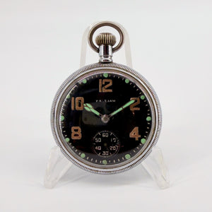 Waltham 16s Model 1908 Military Pocket Watch – c.1944, USA, 9Jewels, Adjusted