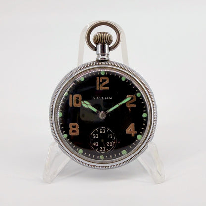 Waltham 16s Model 1908 Military Pocket Watch – c.1944, USA, 9Jewels, Adjusted - image 2