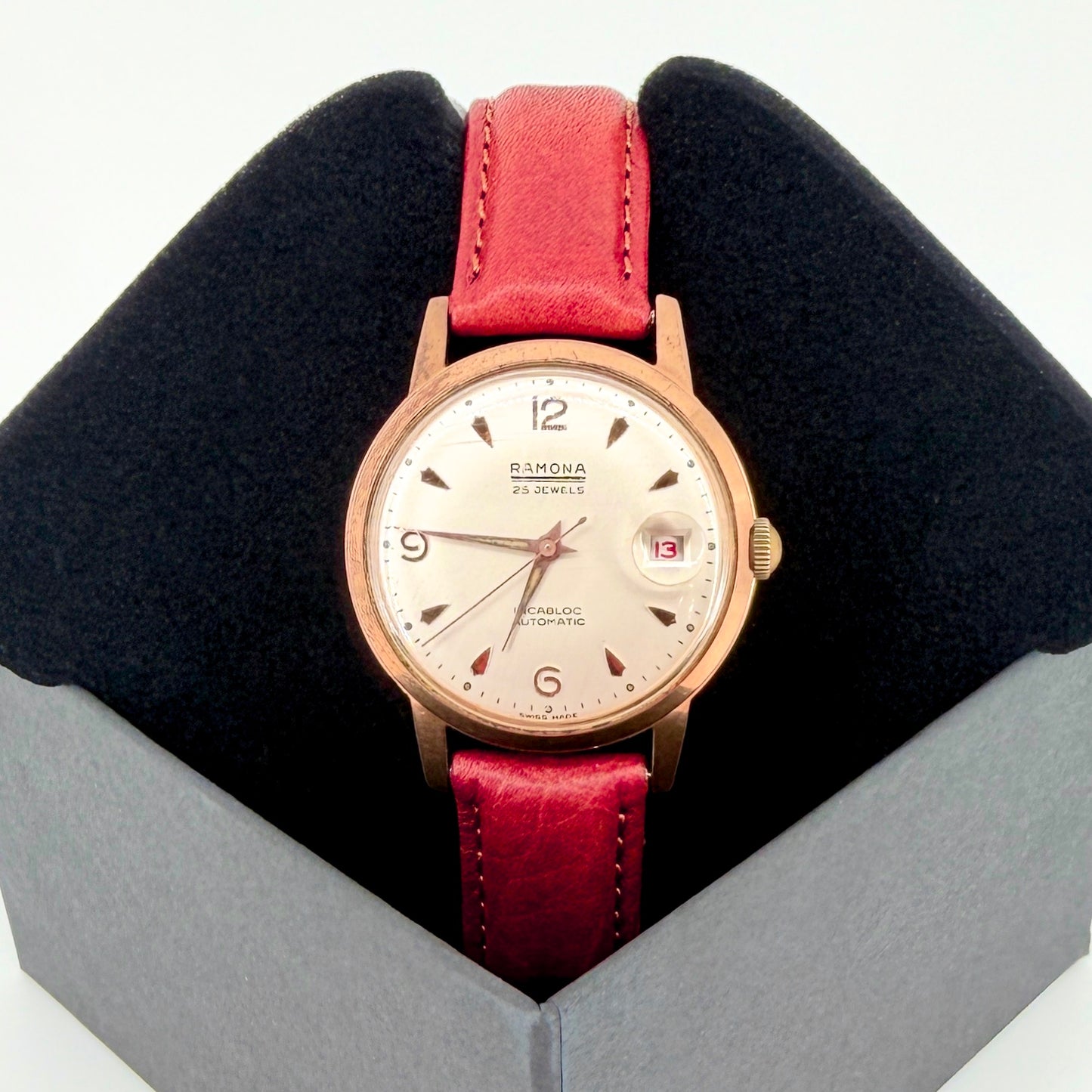 Vintage Ramona Automatic Wristwatch – 25 Jewels – Felsa 692 – c.1950s