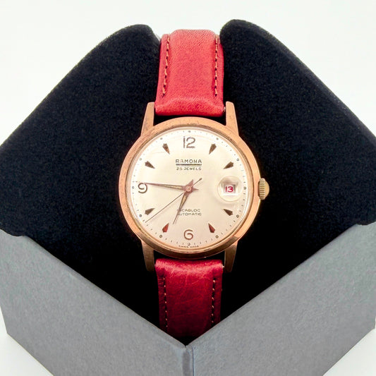 Vintage Ramona Automatic Wristwatch – 25 Jewels – Felsa 692 – c.1950s