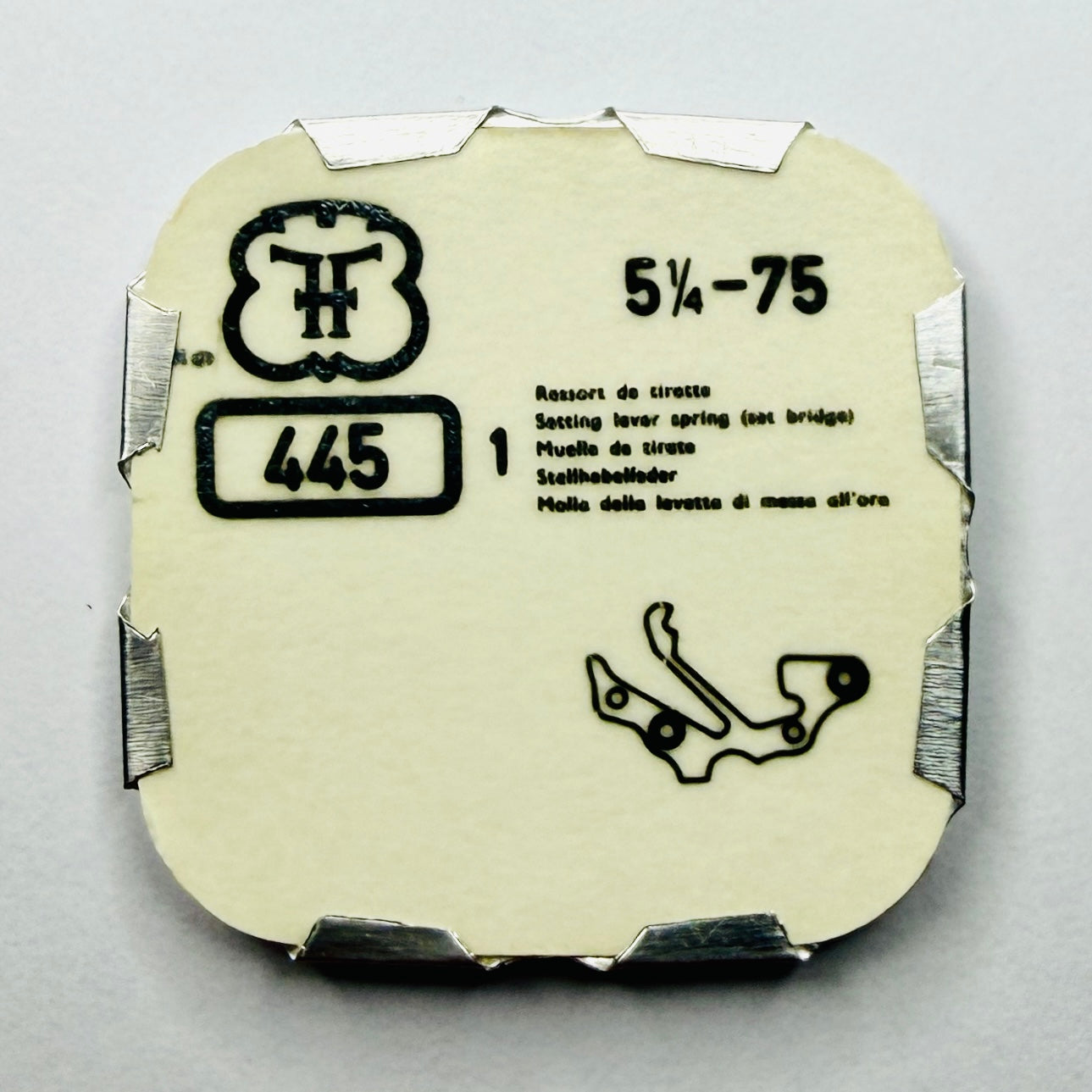 FHF 5¼''' / 75 – Setting Lever Spring (445)