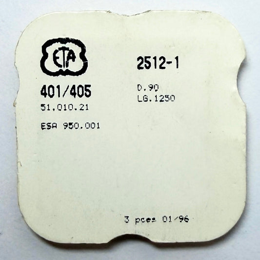 ETA 2512-1 - Winding Stem - 401 / 405 (51.010.21)