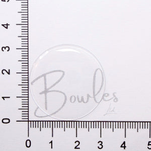 31.6mm Round Extra Low Dome Mineral Glass Watch Crystal - Antique New Old Stock