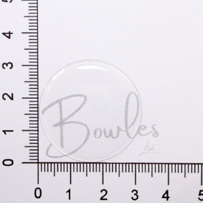 31.6mm Round Extra Low Dome Mineral Glass Watch Crystal - Antique New Old Stock - image 1