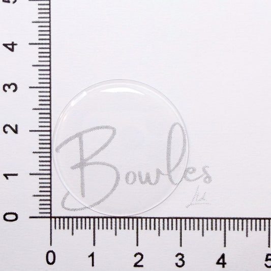 31.6mm Round Extra Low Dome Mineral Glass Watch Crystal - Antique New Old Stock - image 1