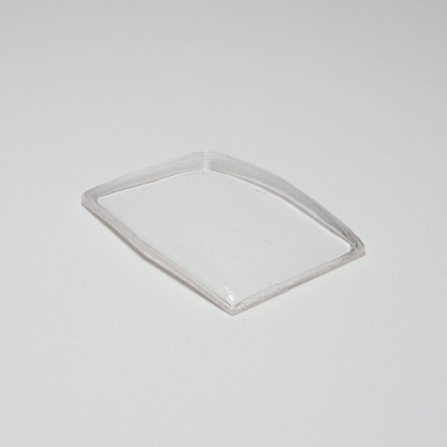 Hexagon - Bottom Edge Curved (Long Sides) - G-S Flexo Acrylic Watch Crystals - Vintage New Old Stock