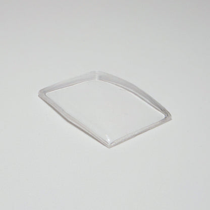 Hexagon - Bottom Edge Curved (Long Sides) - G-S Flexo Acrylic Watch Crystals - Vintage New Old Stock