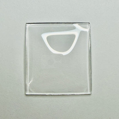 Rectangle - Curved Edge - Domed - BCL Acrylic Watch Crystals - Vintage New Old Stock