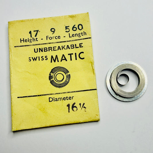 Watch Mainspring – 2.58 × 0.19 × 560 – Force 9