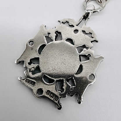 Antique Sterling Silver Albert Pocket Watch Chain & Fob – Birmingham 1919/20