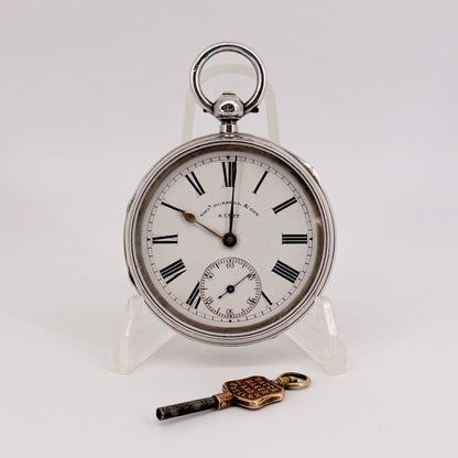 Silver Fusee Pocket Watch by Thomas Russell & Son, Chester 1892  - image 2