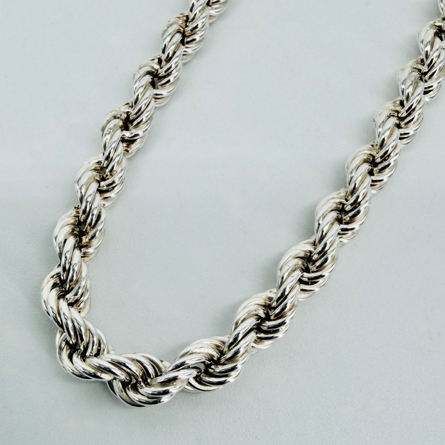 Brand New 925 Sterling Silver Rope Chain Bracelet