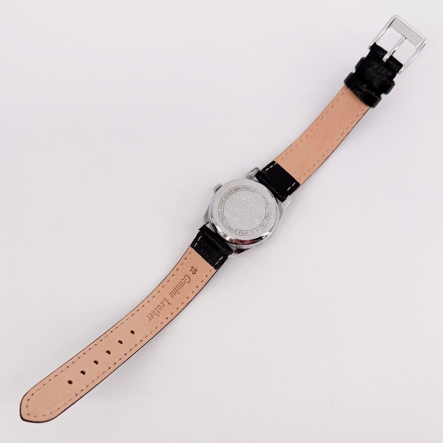 Lucerne Manual Wind Wristwatch - Black Dial - c.1970s - Working