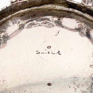 Antique Silver Bowl with Ornate Foot, Base Stamped Silver, 93mm - image 6