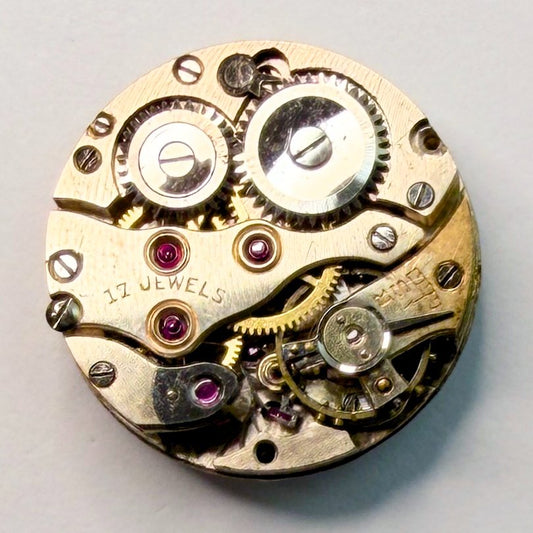 17 Jewel Manual Wind Watch Movement 17.3mm – Partially Working, For Repair - image 2