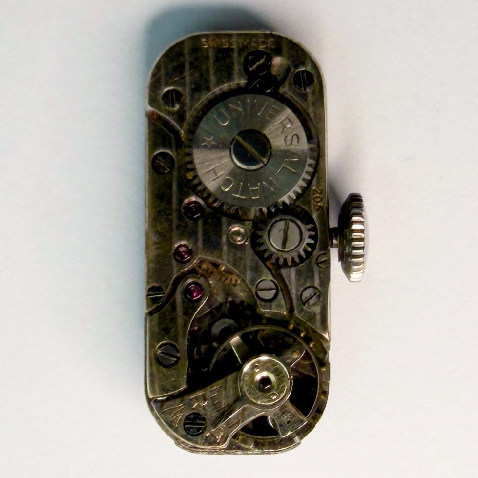 Universal Geneve Calibre 205 Watch Movement – Running, No Stem, 23.12 x 10.04mm - image 2