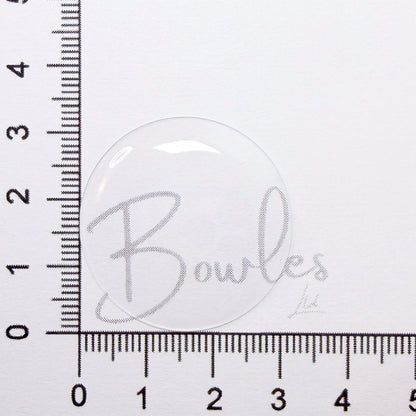 32.0mm Round Low Dome Mineral Glass Watch Crystal - Antique New Old Stock - image 1