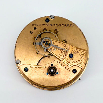 Antique Waltham Pocket Watch Movement - Model 1883 c.1891 - Spares/Repair