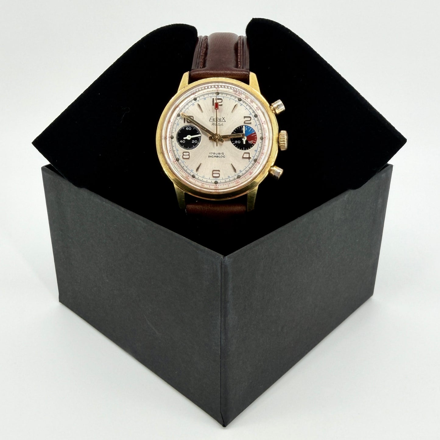 Vintage Fedex Chronograph Watch - Valjoux 7733