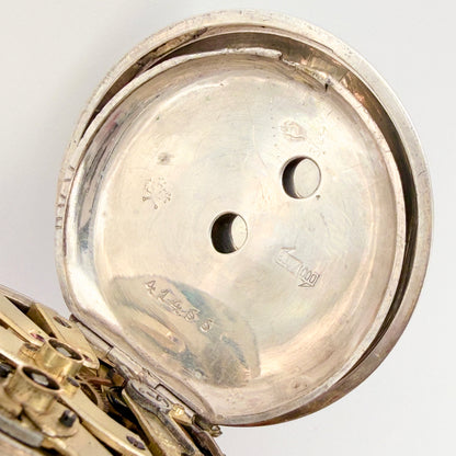 Antique Swiss Silver Cased Pocket Watch – Paul Jacky & Co. – Working