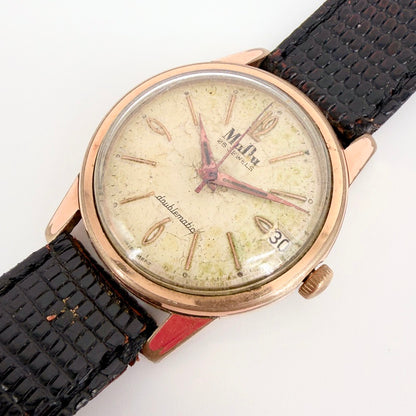 Vintage MuDu Doublematic Automatic Wristwatch – Felsa 4002 – Working