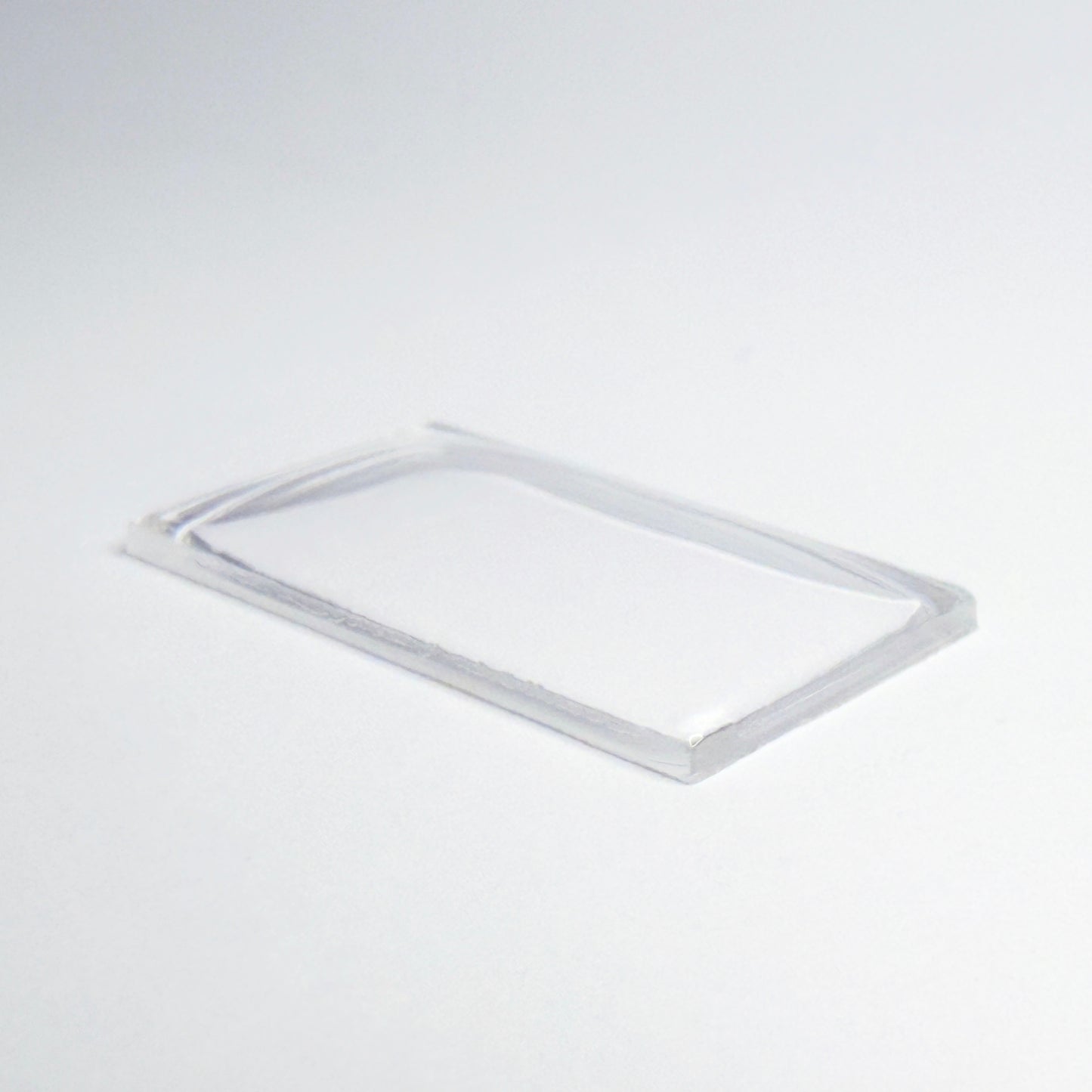 Rectangle Domed - Bottom Edges Flat - G-S Flexo Acrylic Watch Crystals - Vintage New Old Stock