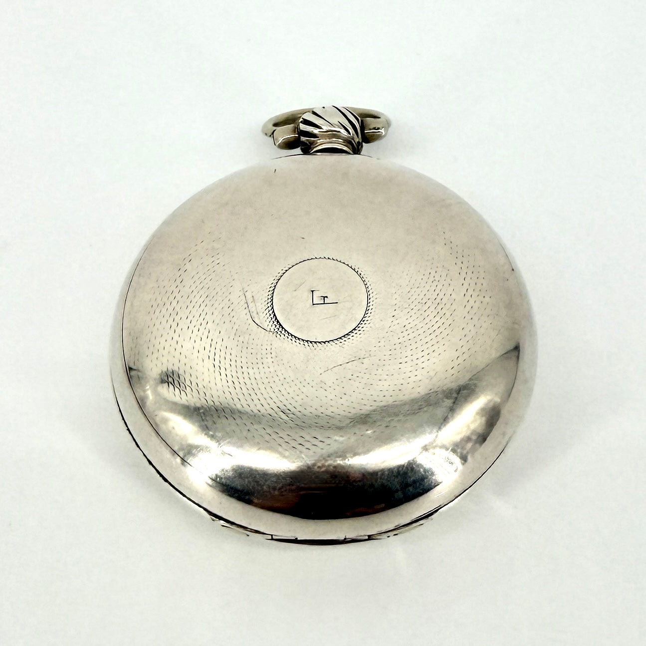 Antique Silver Cased Full Hunter Fusee Pocket Watch – London 1854 – J. Rogers