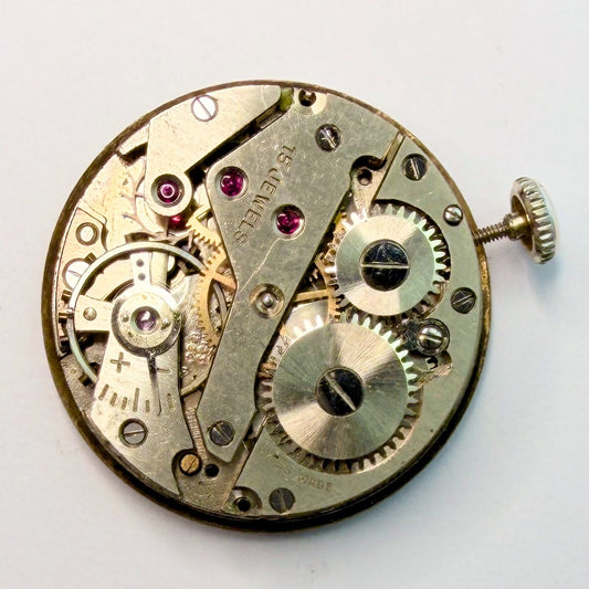 Avia AS 1123/1124 Watch Movement 23.65mm – Partially Working - image 1