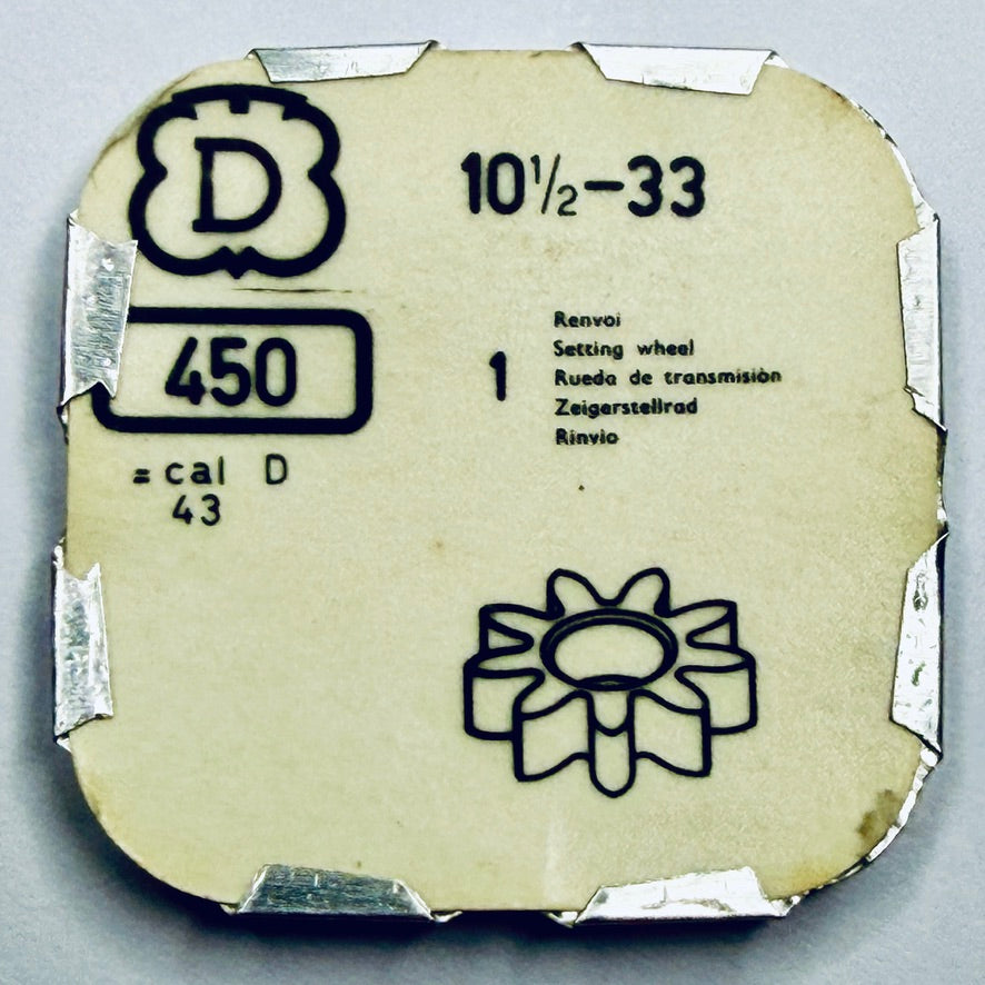 Derby 33 / 43 – Setting Wheel (450)