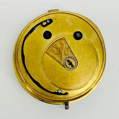 Antique J.G. Graves Sheffield Pocket Watch Movement English Lever - Working - 44.7mm
