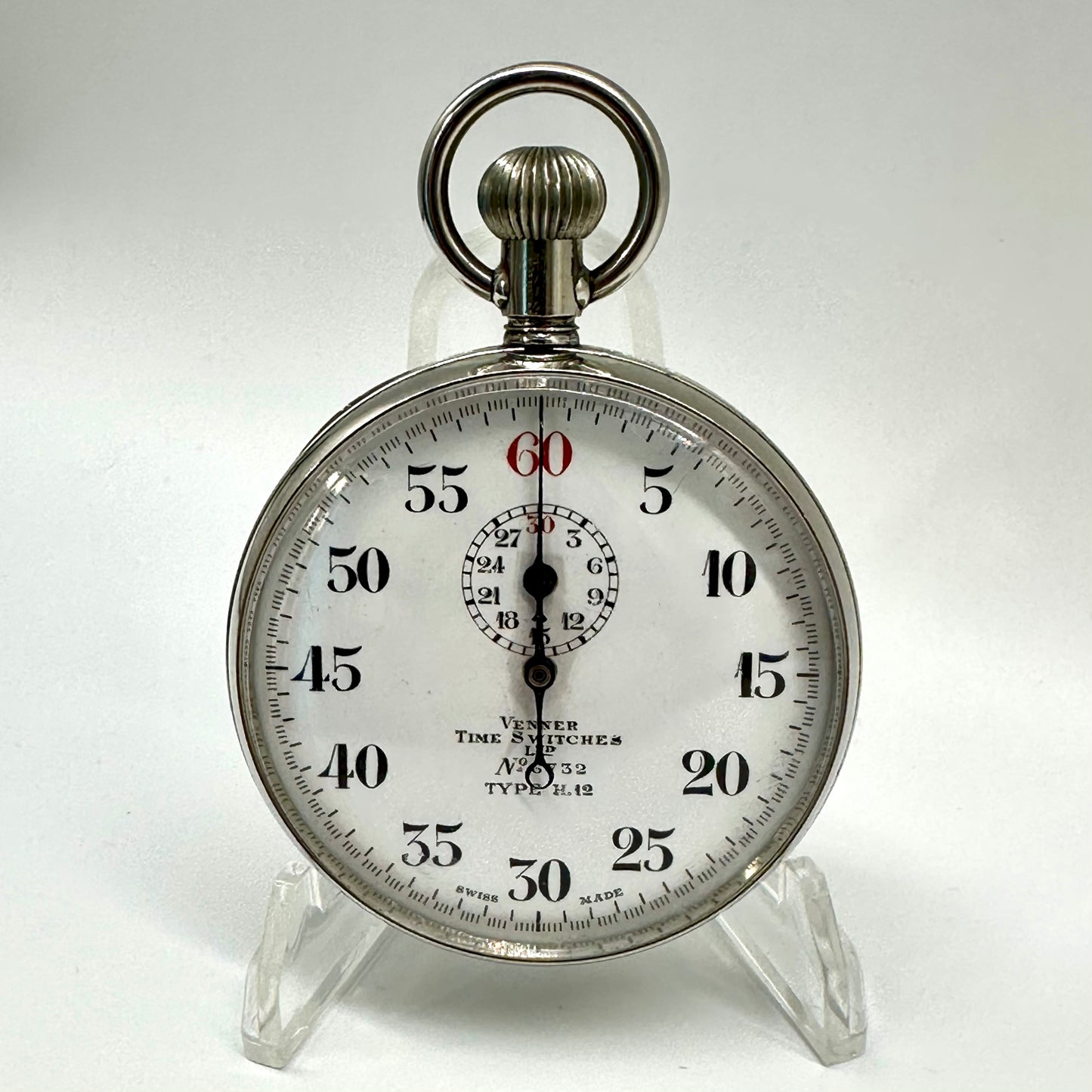 WW2 Air Ministry Venner Time Switches Stopwatch – Mark VI Ref. 6B/132, 11 Jewels, Swiss Made