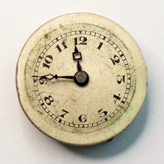 17 Jewel Manual Wind Watch Movement 17.3mm – Partially Working, For Repair - image 1