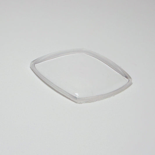 Curved Square - Bottom Edge Curved (One Side) - G-S Flexo Acrylic Watch Crystals - Vintage New Old Stock
