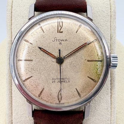Vintage Stowa Automatic Watch - 25 Jewels - P.U.W 1260 - c.1960s
