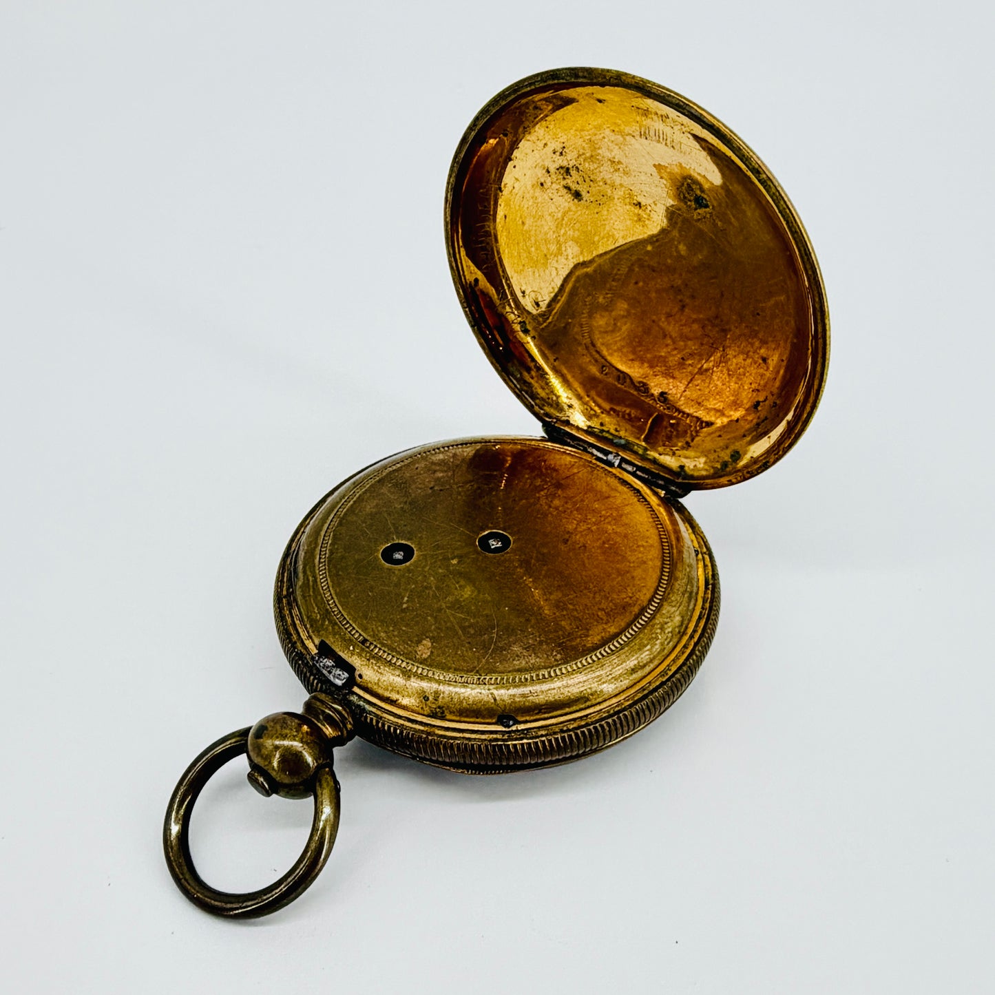 Antique Swiss Pocket Watch - 48mm - Spares or Repair