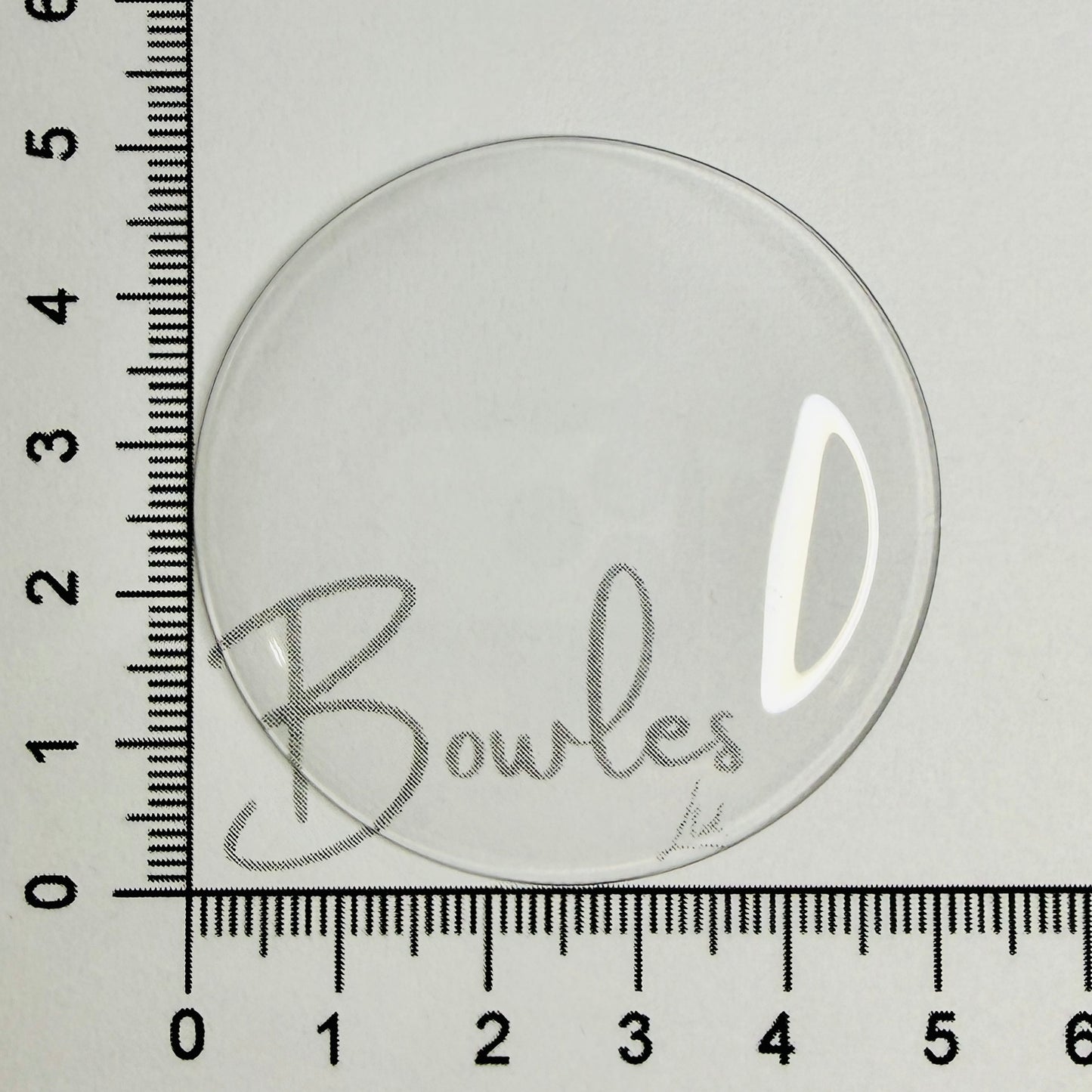 Antique Pocket Watch Crystal – 50.2 mm – Round High Dome – Mineral Glass