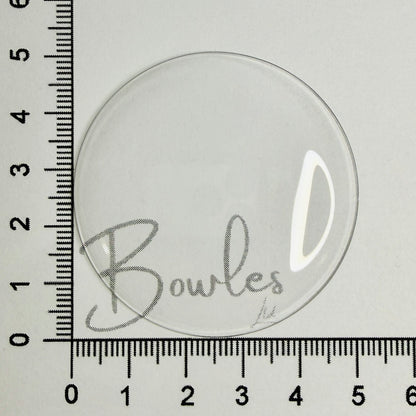 Antique Pocket Watch Crystal – 50.2 mm – Round High Dome – Mineral Glass