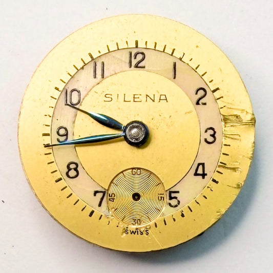 Silena 15 Rubis Watch Movement 19.7mm – For Spares or Repair - image 2