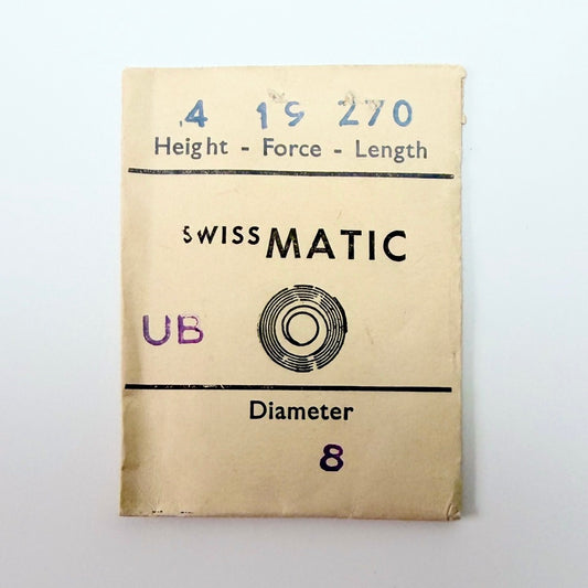 Swiss Matic Mainspring - H 1.5 × T 0.08 × L 270 × D 8 mm - image 1
