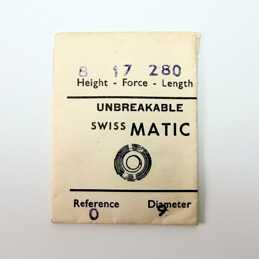 Swiss Matic Mainspring - H 1.8 × T 0.1 × L 280 × D 9 mm - image 1
