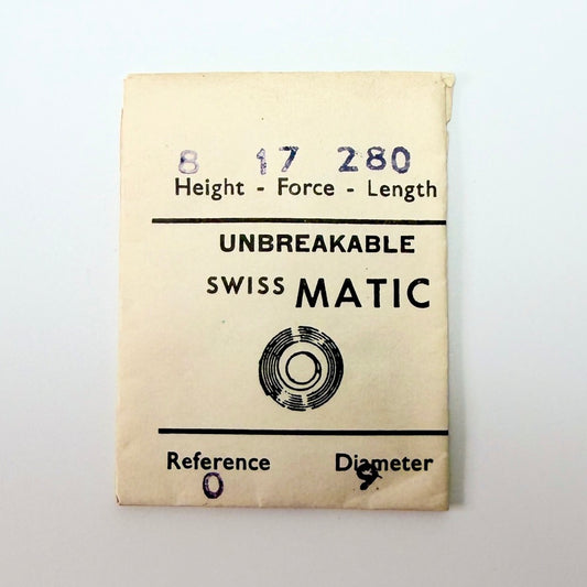 Swiss Matic Mainspring - H 1.8 × T 0.1 × L 280 × D 9 mm - image 1