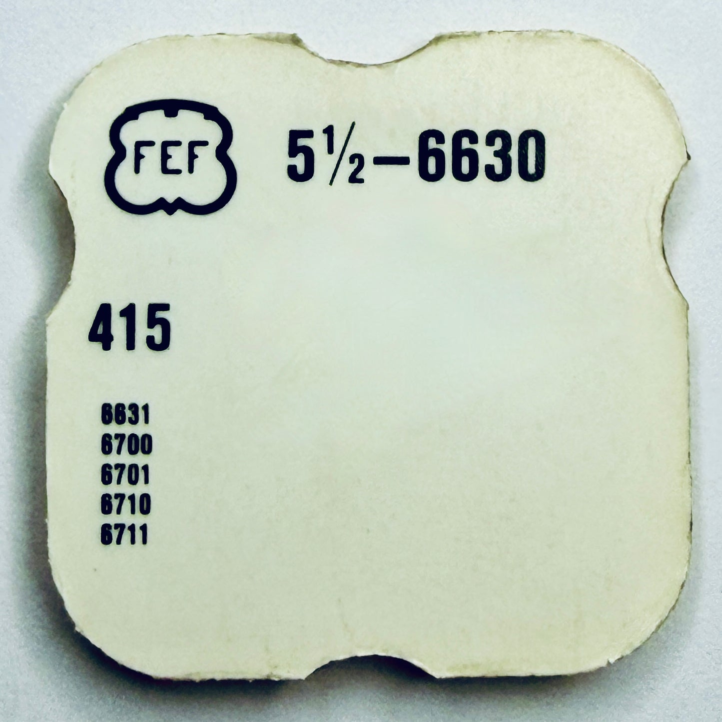 FEF 6630 – Ratchet Wheel (415)