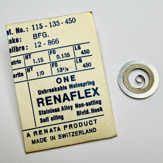 BFG 866 - Watch Mainspring – 1.15 x 0.135 x 450