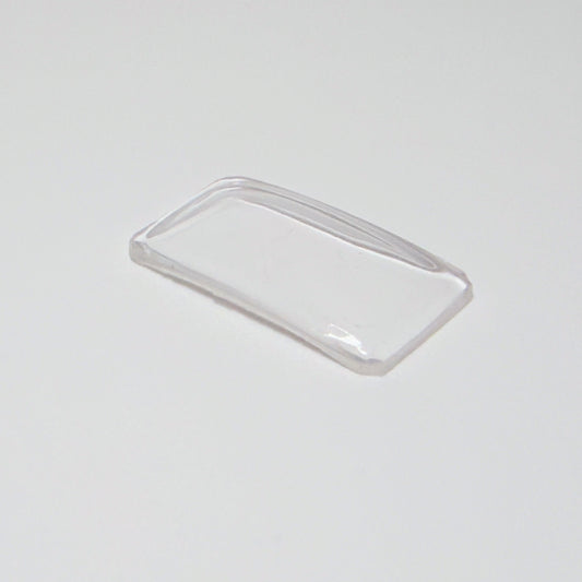 Rectangle with Cut Corners - Bottom Edge Curved (Long Sides) - G-S Flexo Acrylic Watch Crystals - Vintage New Old Stock