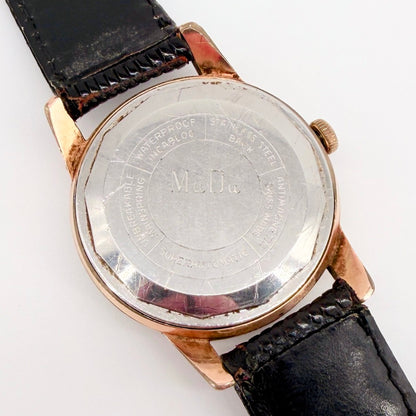 Vintage MuDu Doublematic Automatic Wristwatch – Felsa 4002 – Working